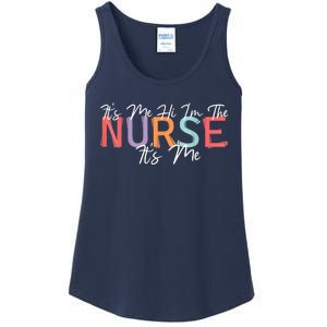 Its Me Hi I'm The Nurse RN ER NICU Nursing Ladies Essential Tank