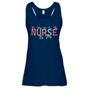 Its Me Hi I'm The Nurse RN ER NICU Nursing Ladies Essential Flowy Tank