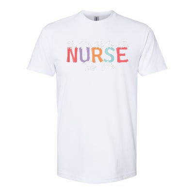 Its Me Hi I'm The Nurse RN ER NICU Nursing Softstyle® CVC T-Shirt