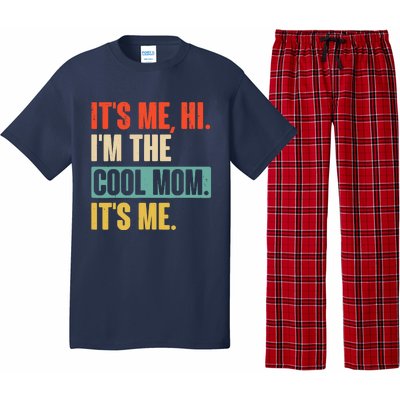 Its Me Hi Im The Cool Mom Its Me Retro Funny Mothers Day Pajama Set