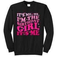 It's Me Hi I'm The Birthday Girl Lovely Birthday Party Sweatshirt