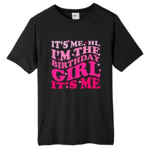 It's Me Hi I'm The Birthday Girl Lovely Birthday Party Tall Fusion ChromaSoft Performance T-Shirt