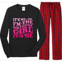 It's Me Hi I'm The Birthday Girl Lovely Birthday Party Long Sleeve Pajama Set