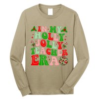 In My Holly Xmas Jolly Teacher Era Teacher Christmas Vibes Long Sleeve Shirt