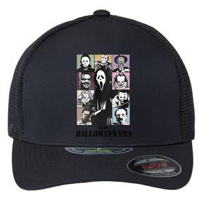 In My Halloween Era Horror Movie Character Flexfit Unipanel Trucker Cap