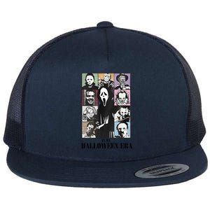 In My Halloween Era Horror Movie Character Flat Bill Trucker Hat