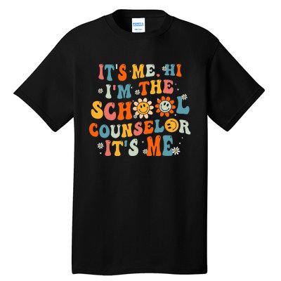 It's Me Hi I'm The School Counselor Back To School First Day Tall T-Shirt