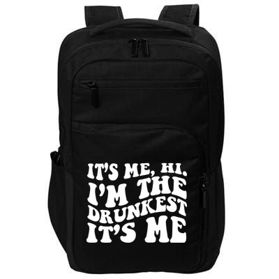 Its Me Hi Im The Drunkest Its Me St Patricks Day Impact Tech Backpack