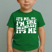 Its Me Hi Im The Drunkest Its Me St Patricks Day Toddler T-Shirt