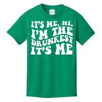 Its Me Hi Im The Drunkest Its Me St Patricks Day Kids T-Shirt