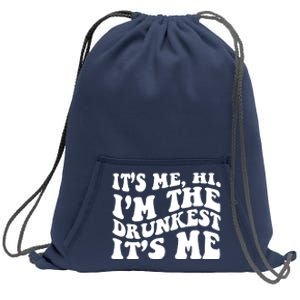 Its Me Hi Im The Drunkest Its Me St Patricks Day Sweatshirt Cinch Pack Bag