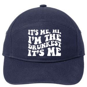 Its Me Hi Im The Drunkest Its Me St Patricks Day 7-Panel Snapback Hat