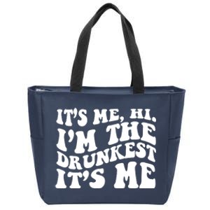 Its Me Hi Im The Drunkest Its Me St Patricks Day Zip Tote Bag