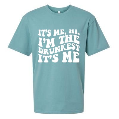 Its Me Hi Im The Drunkest Its Me St Patricks Day Sueded Cloud Jersey T-Shirt