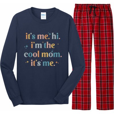 It's Me Hi I'm The Cool Mom It's Me, Mother's Day Gifts Long Sleeve Pajama Set