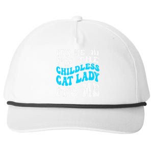 Its Me Hi Im The Childless Cat Lady Snapback Five-Panel Rope Hat