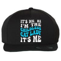 Its Me Hi Im The Childless Cat Lady Wool Snapback Cap