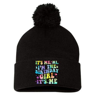 Its Me Hi Im The Birthday Girl Its Me Pom Pom 12in Knit Beanie