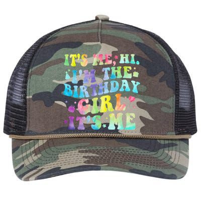 Its Me Hi Im The Birthday Girl Its Me Retro Rope Trucker Hat Cap