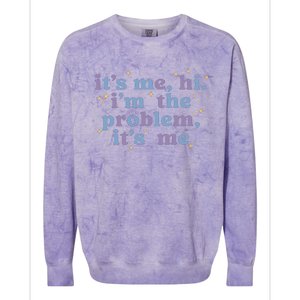 It's Me Hi I'm The Problem It's Me Midnights Album Colorblast Crewneck Sweatshirt