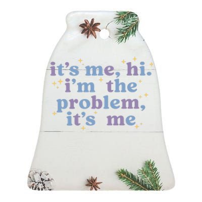 It's Me Hi I'm The Problem It's Me Midnights Album Ceramic Bell Ornament