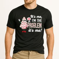 It's Me Hi I'm The Problem Funny Christmas Tree Cake Performance Shirt