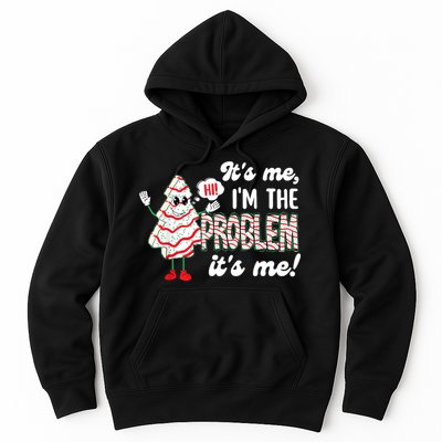 It's Me Hi I'm The Problem Funny Christmas Tree Cake Hoodie