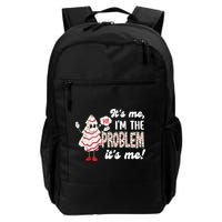 It's Me Hi I'm The Problem Funny Christmas Tree Cake Backpack