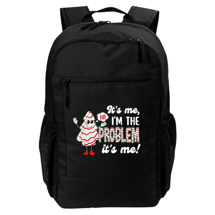 It's Me Hi I'm The Problem Funny Christmas Tree Cake Backpack