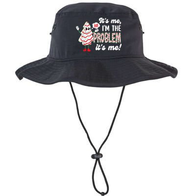It's Me Hi I'm The Problem Funny Christmas Tree Cake Bucket Hat