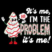 It's Me Hi I'm The Problem Funny Christmas Tree Cake 16 in Basic Backpack