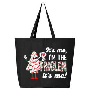 It's Me Hi I'm The Problem Funny Christmas Tree Cake 25L Jumbo Tote