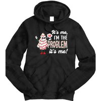 It's Me Hi I'm The Problem Funny Christmas Tree Cake Tie Dye Hoodie