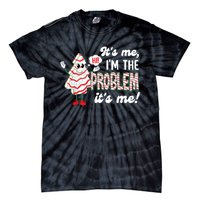 It's Me Hi I'm The Problem Funny Christmas Tree Cake Tie-Dye T-Shirt