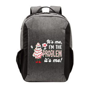 It's Me Hi I'm The Problem Funny Christmas Tree Cake Vector Backpack