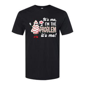 It's Me Hi I'm The Problem Funny Christmas Tree Cake Softstyle CVC T-Shirt