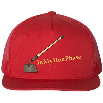 In My Hoe Phase Funny Flat Bill Trucker Hat