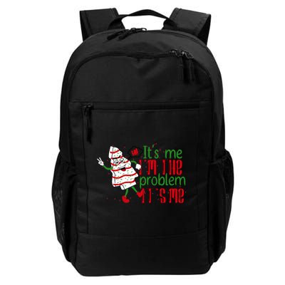 It's Me Hi I'm The Problem Funny Christmas Tree Cake Backpack