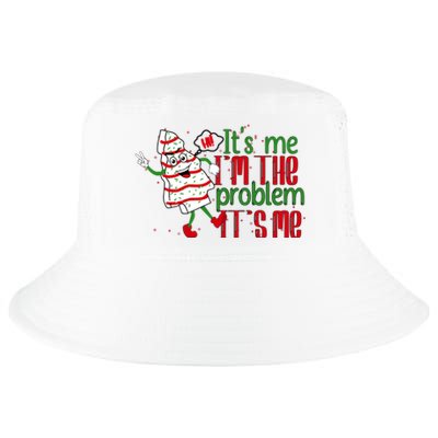 It's Me Hi I'm The Problem Funny Christmas Tree Cake Cool Comfort Performance Bucket Hat