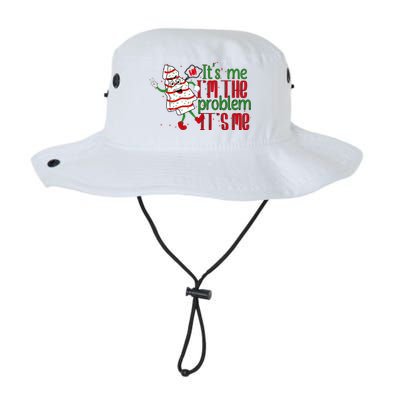 It's Me Hi I'm The Problem Funny Christmas Tree Cake Legacy Cool Fit Booney Bucket Hat