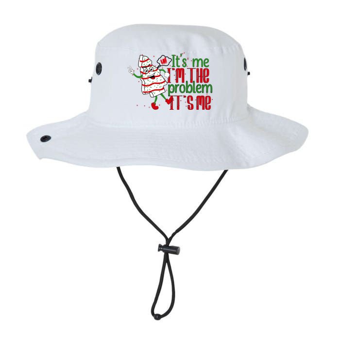 It's Me Hi I'm The Problem Funny Christmas Tree Cake Bucket Hat