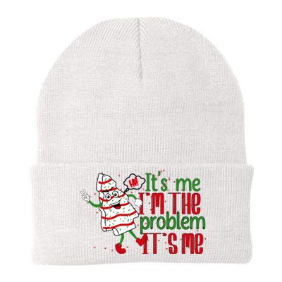 It's Me Hi I'm The Problem Funny Christmas Tree Cake Knit Cap Winter Beanie