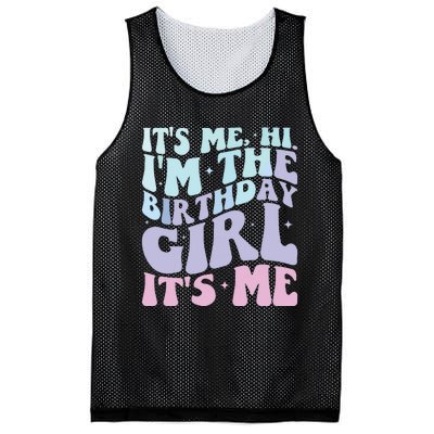 ItS Me Hi IM The Birthday Girl ItS Me Birthday Party Mesh Reversible Basketball Jersey Tank