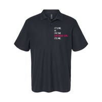 ItS Me Hi IM The Birthday Girl ItS Me Birthday Girl Party Softstyle Adult Sport Polo