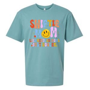 It's Me Hi I'm The Cool Mom It's Me Retro Groovy Mothers Day Sueded Cloud Jersey T-Shirt