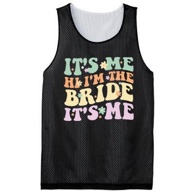 It's Me Hi I'm The Bride It's Me Funny Quotes Bride Mesh Reversible Basketball Jersey Tank