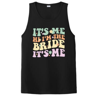 It's Me Hi I'm The Bride It's Me Funny Quotes Bride PosiCharge Competitor Tank