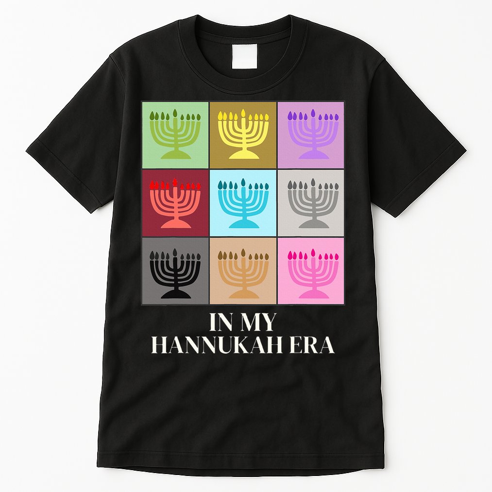 In My Hanukkah Era Ugly Jewish Xmas Funny Christmas Hanukkah  Tall T-Shirt