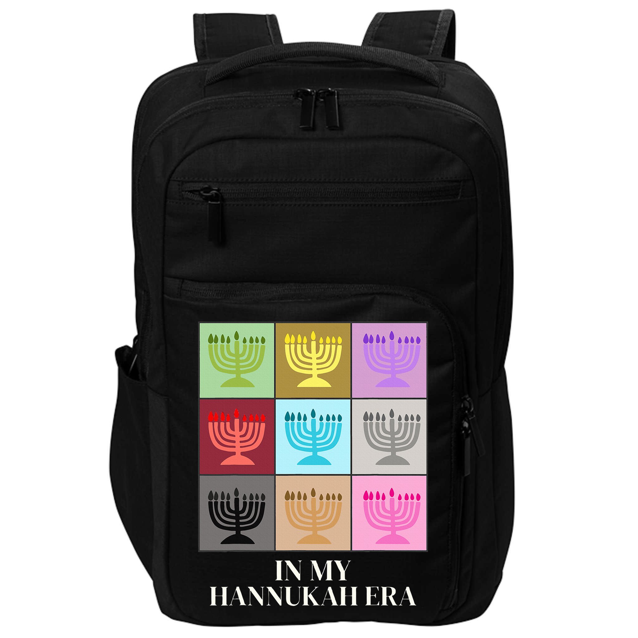 In My Hanukkah Era Ugly Jewish Xmas Funny Christmas Hanukkah  Impact Tech Backpack