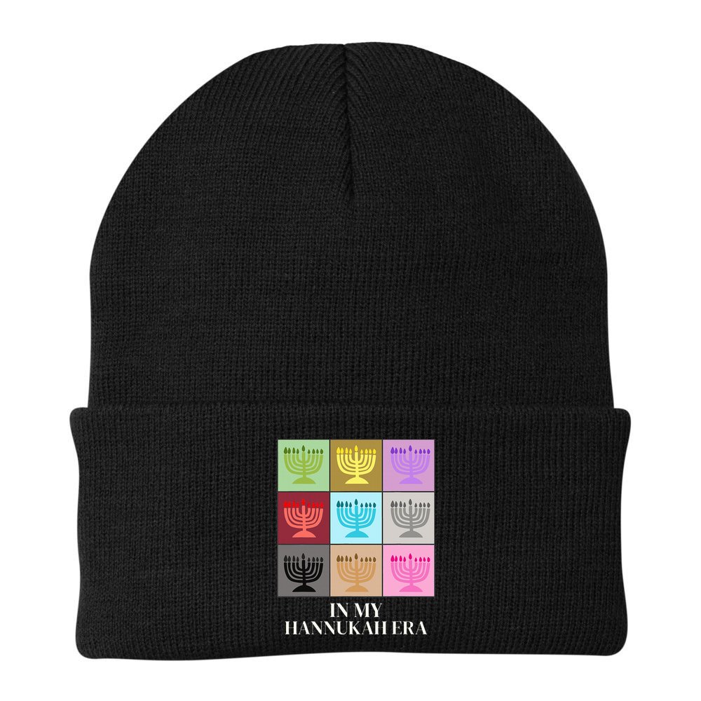 In My Hanukkah Era Ugly Jewish Xmas Funny Christmas Hanukkah  Beanie